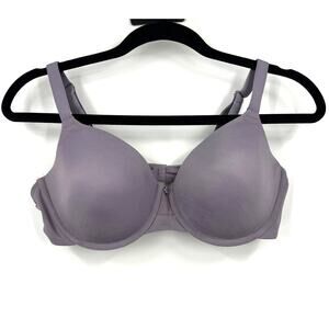 Vanity Fair Purple Wired Light Padding Tshirt Bra Women's 38C